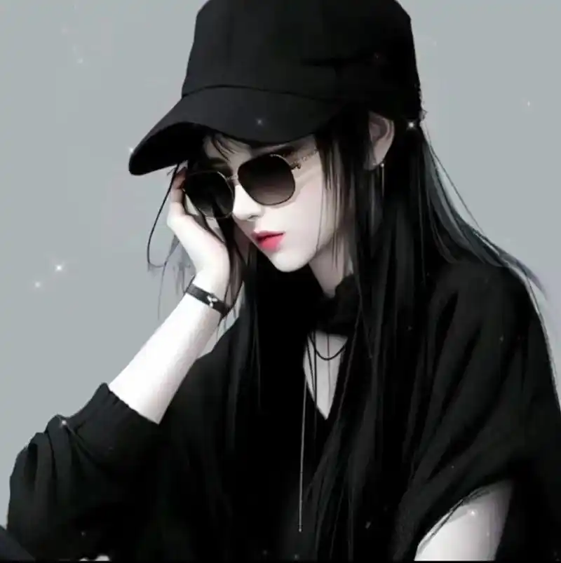 头像分享,高冷范十足的暗黑系女生头像