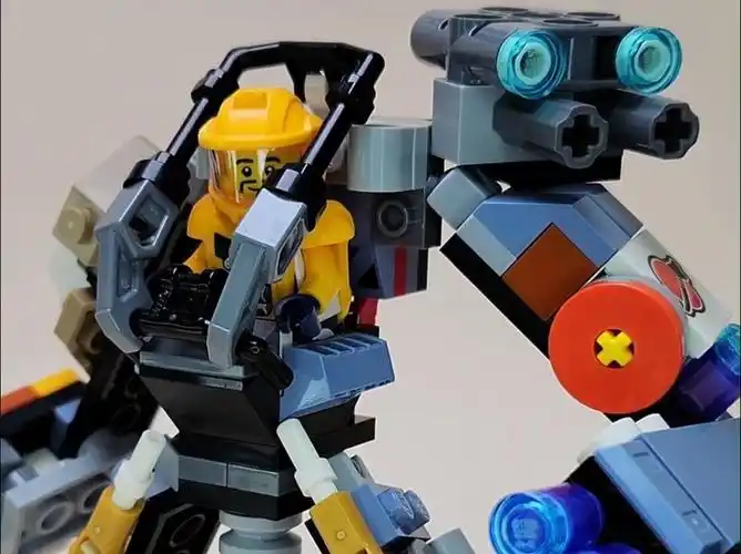 【乐高moc】战斗机甲-乐高60428套内moc(改造)-by carrot88 brick