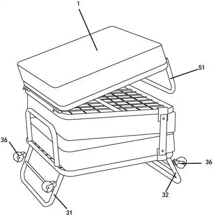 一种折叠床的制作方法