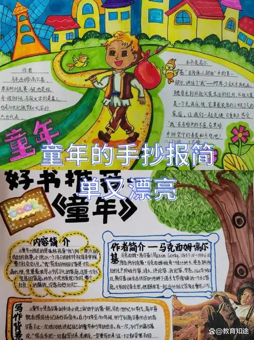 童年的手抄报简单又漂亮