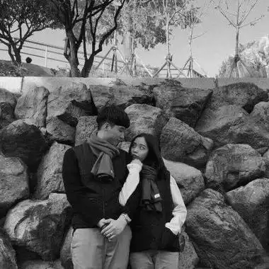 情头情侣双人头像两张黑白高清好看