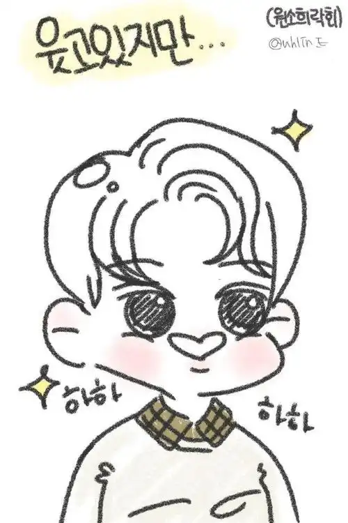 跨国而来的饭绘分享 blingbling的大眼睛是赖冠霖标配