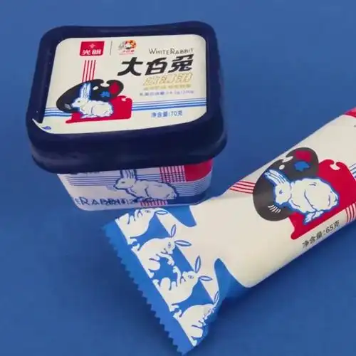 光明大白兔联名鲜牛奶冰淇淋奶糖雪糕网红儿童冷饮冰激凌70克批发
