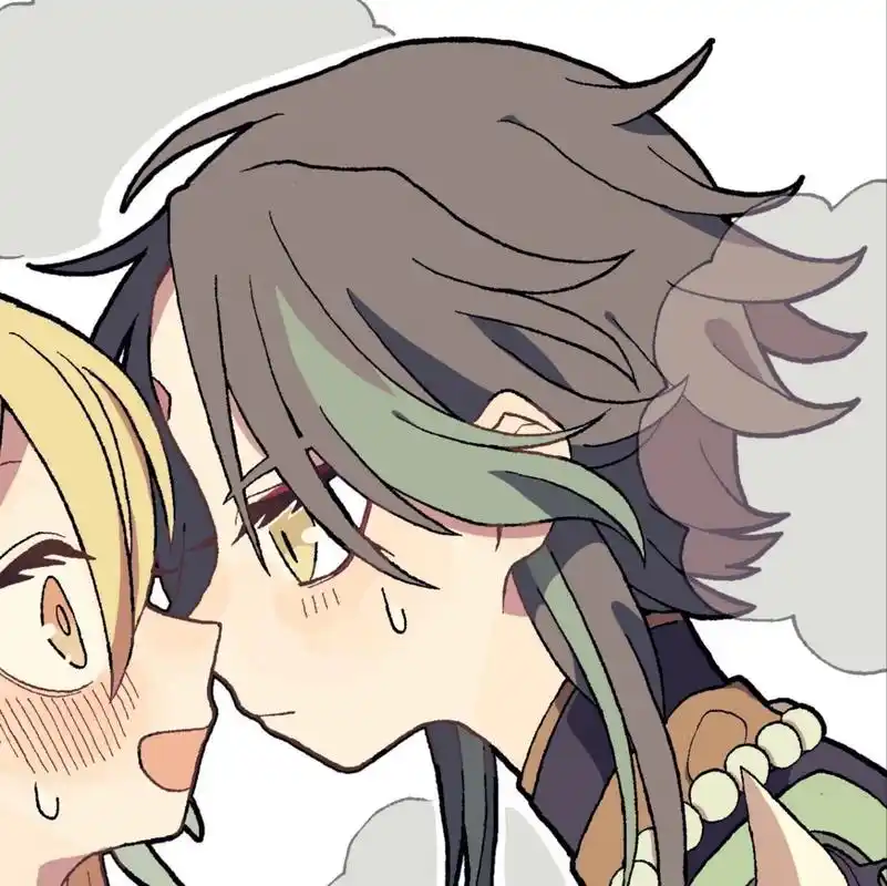 原神|魈荧 情侣头像1 魈荧情头头像第一弹,喜欢的话点个关注不迷路