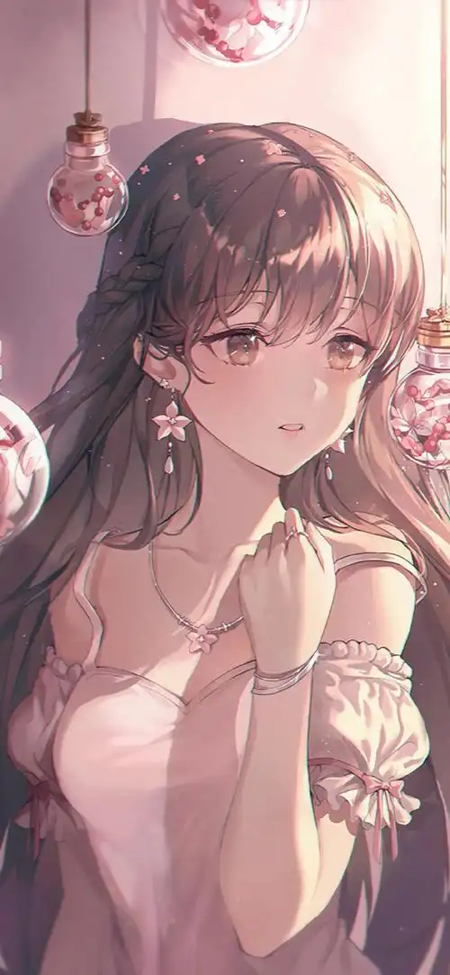 高清壁纸无水印#动漫美少女锁屏壁纸