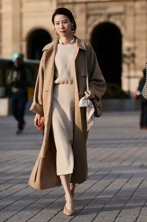 大地色 黑色这大概是秋冬常见又百搭的组合色,不管
