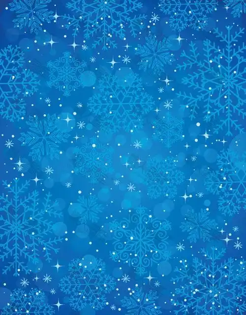 唯美雪花圣诞节背景图片