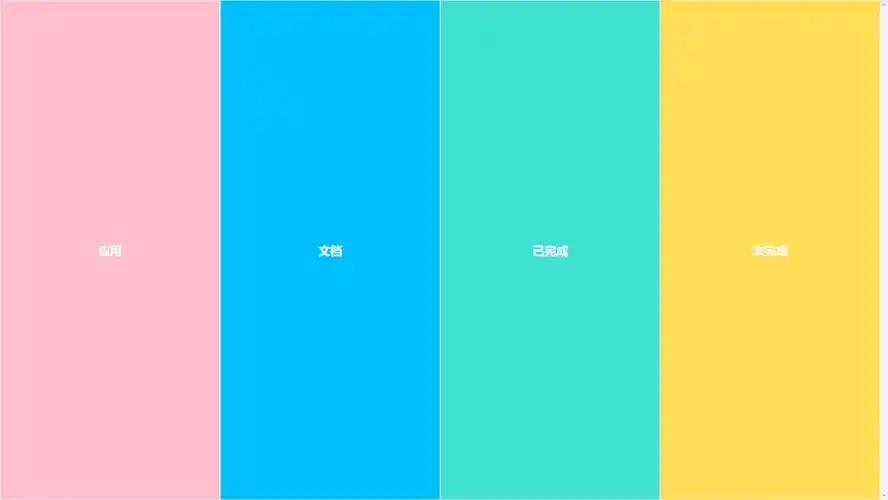 四列型:四行型:四格型:这个网站提供了三种模式的效率桌面,分别是:四