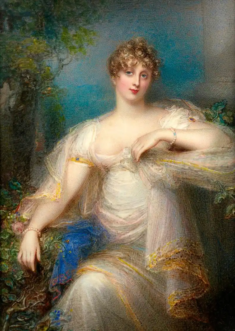 古典油画里的丰润美人,丰满迷人︱英格兰ann mineeannfoldson作品