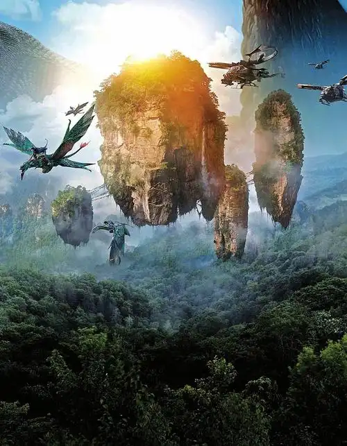 寻找阿凡达悬浮山