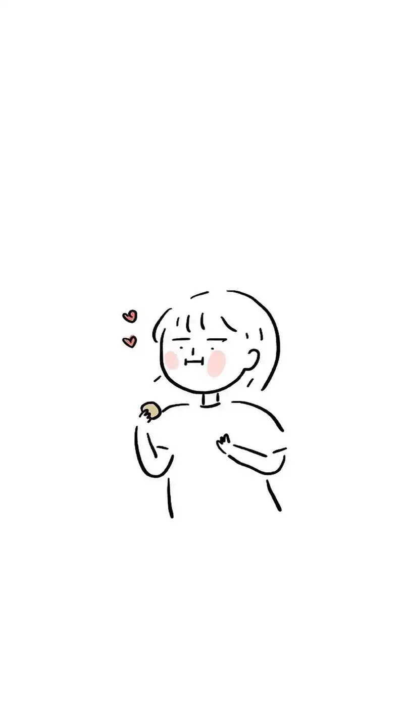 简单插画小清新手机壁纸图片