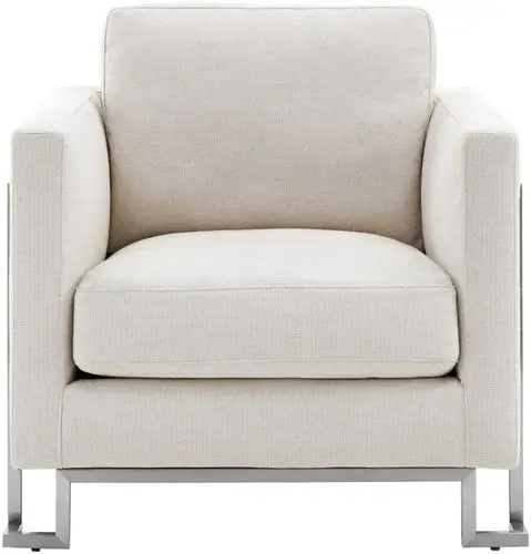 h.c 现代客厅棉麻单人沙发