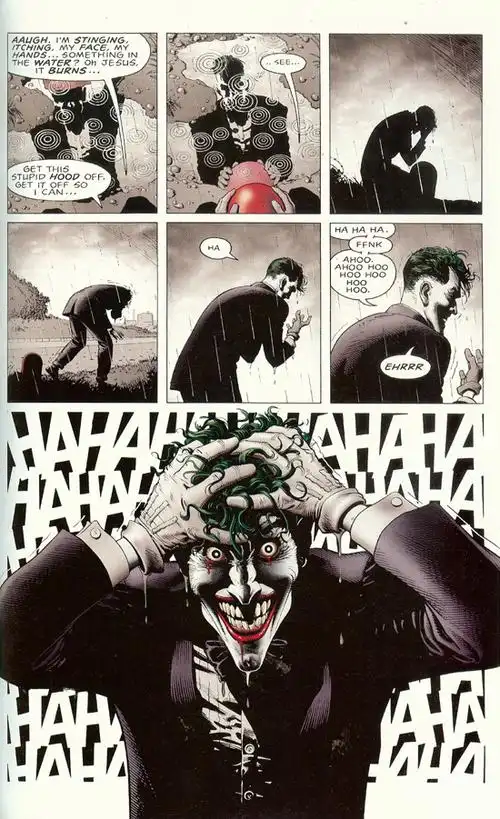 如何评价漫画《蝙蝠侠:致命玩笑》(batman: the killing joke)中小丑