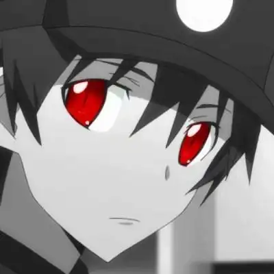 黑白丧系动漫男头像 男生丧系黑暗压抑头像