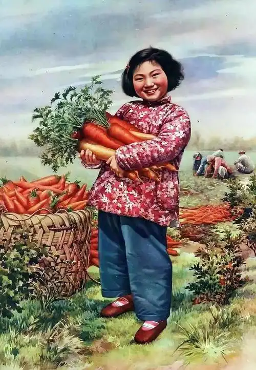 24幅高清怀旧宣传画欣赏色彩明亮形象生动还带有喜庆