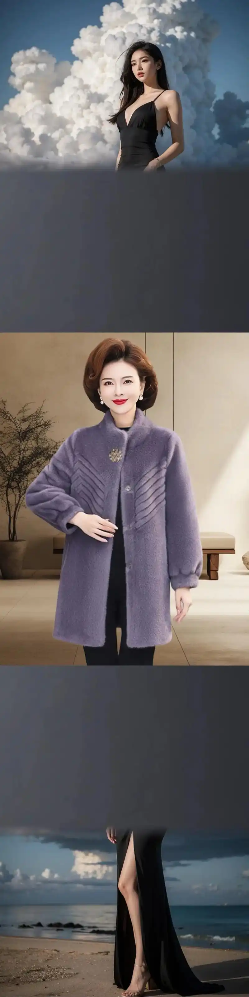 家人们～推荐一款中长款中老年女装外套,适 - 抖音