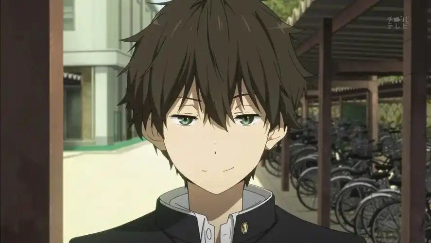 ╮,冰菓,冰果,动漫,漫画,二次元,少年,帅哥,折木奉太郎