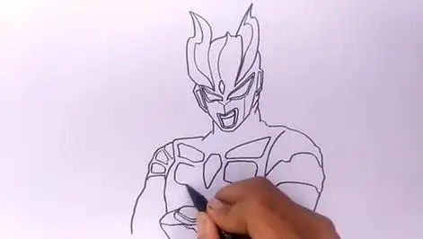 奥特曼简笔画欧布 奥特曼简笔画欧布简单