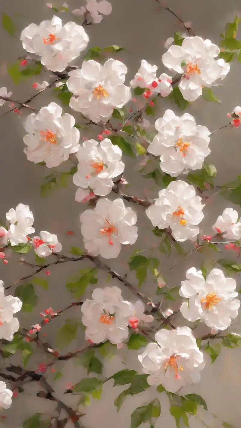 顶级淡雅早安,梅花壁纸来喽94