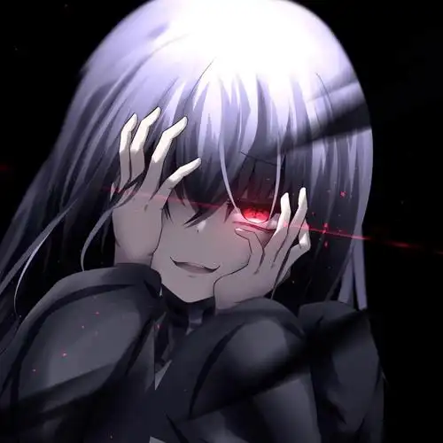 暗黑系女生动漫头像 害怕吗