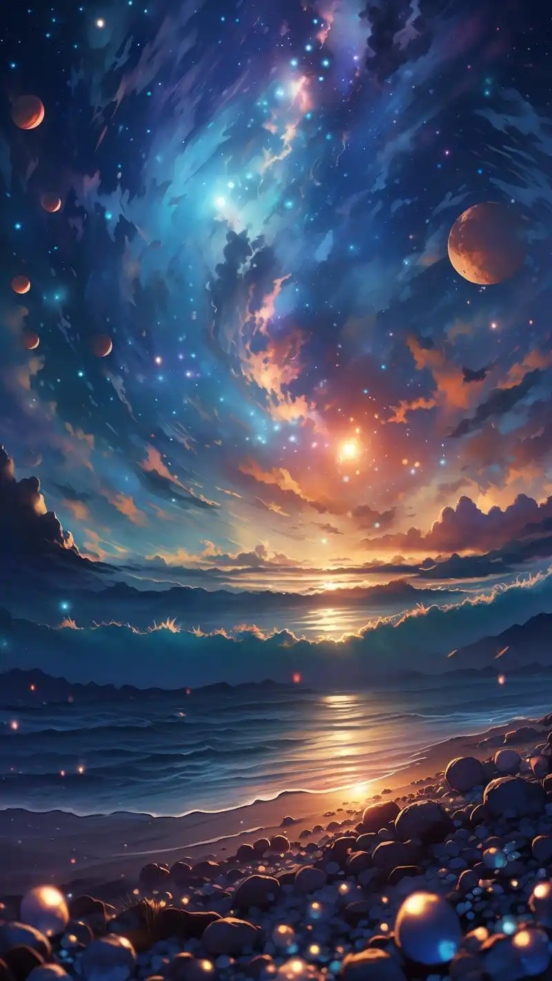 7890 这组独一无二星空锁屏壁纸,真是太美啦!