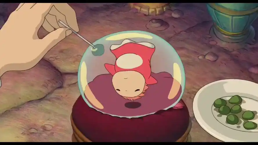 有些人的出现就像礼物,光想到就会很开心.#崖上的波妞 #宫崎骏