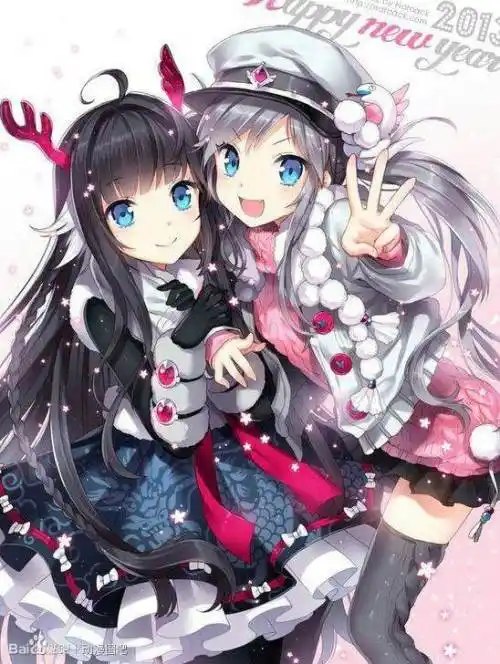 我要三张闺蜜的图片动漫的快,女生