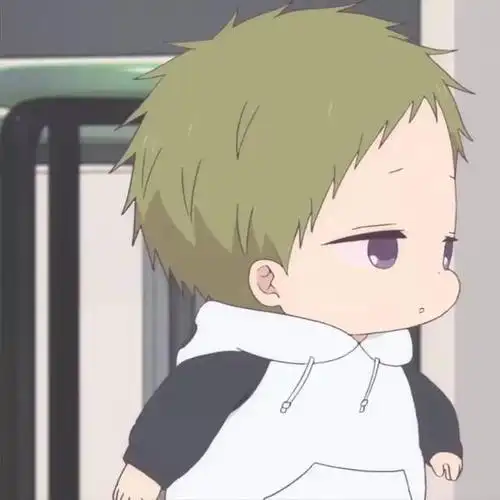 男生白色头像动漫可爱呆萌