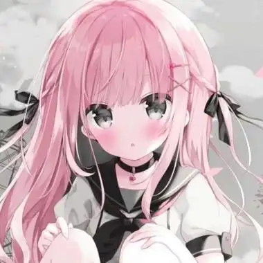 动漫粉系少女头像可爱高清好看的可爱仙气动漫头像粉色系图片