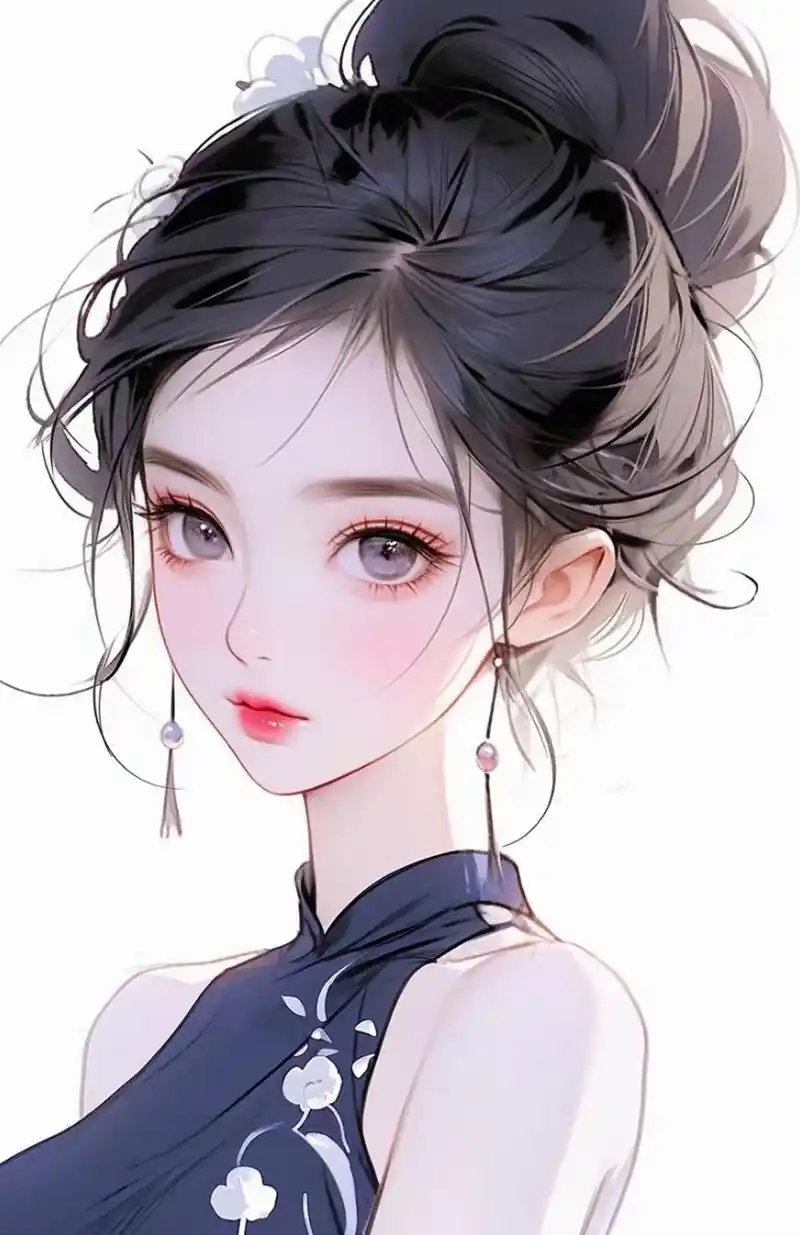 美女壁纸|丸子头动漫女孩,你喜欢前26615张还是后26615张?