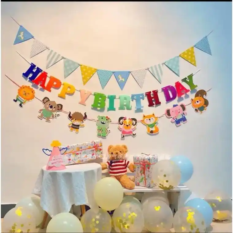 挂上这些可爱的三角旗,让场景瞬间变得温馨又有趣 - 抖音