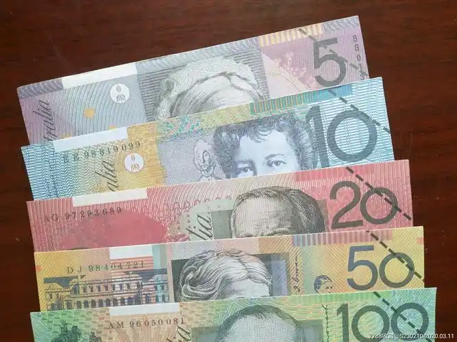 澳大利亚元练功券票样(五张合售)