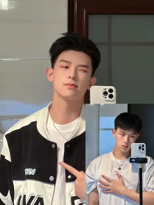 男生发型学生党两分钟出门的湿发造型