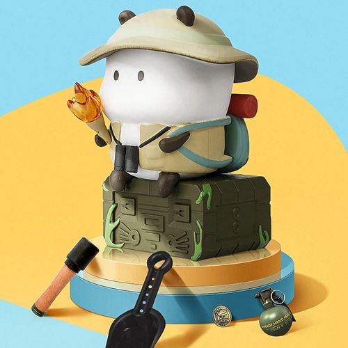 萌力星球野萌君坐享奇程系列盲盒潮玩手办可爱公仔礼物桌面摆件