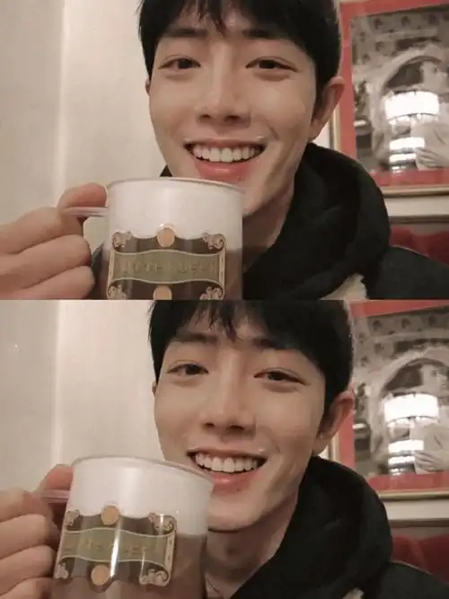 肖战笑得好元气#是谁沦陷在肖战的元气笑容里了(是我