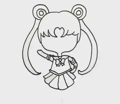 动画女孩月亮公主怎么画 月亮公主简笔画简单又漂亮 - 叮叮工作室