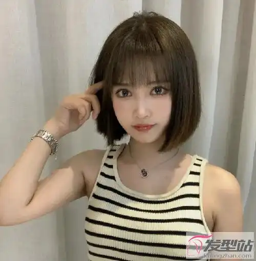 波波头怎么剪好看 小个子女学生bobo_发型站_最新流行发型设计发型