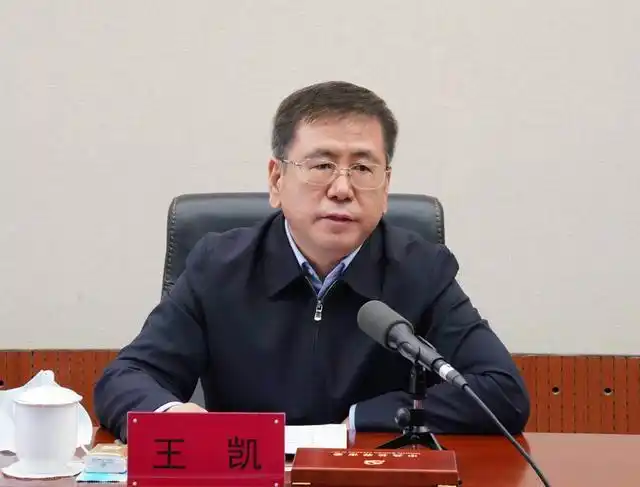 省委常委,市委书记王凯主持会议并讲话.