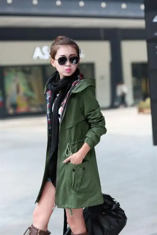 搭配劲减淡季狂甩风衣纯色2014秋季军绿xxl韩版现货橘 色卡其风衣