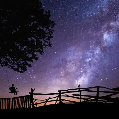 适合做头像的星空图片,漫天耀眼的星空美极了-唯美头像