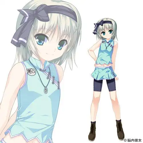 2,出自:游戏《女装山脉》,人物是:曲林静树(男孩子) 人设