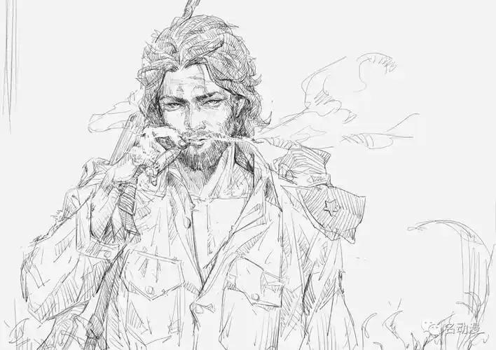 暗黑系的人物原画大佬下班后的摸鱼居然是这些