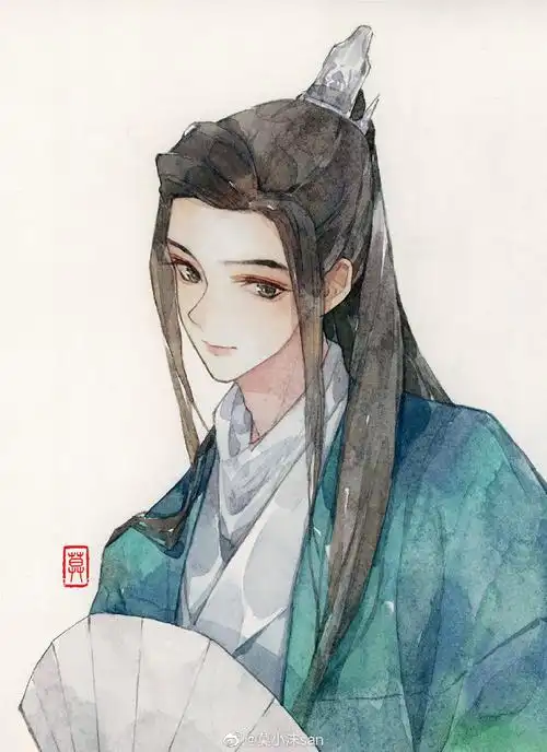 山河令[超话]#画了温周,你俩美死我吧#温客行##周子舒##水彩##手