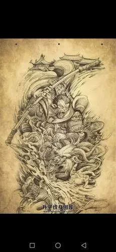 猴子纹身手稿,纹身电话15755722152