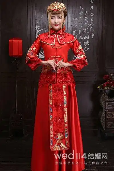 新娘中式复古礼服有哪些 7款中国风增加婚礼乐趣