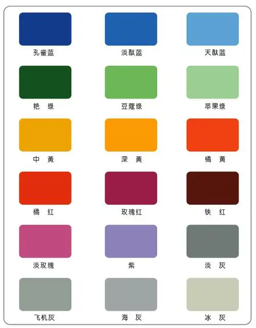 漆膜颜色标准样卡_麦邦特-上海固予新材料科技有限公司