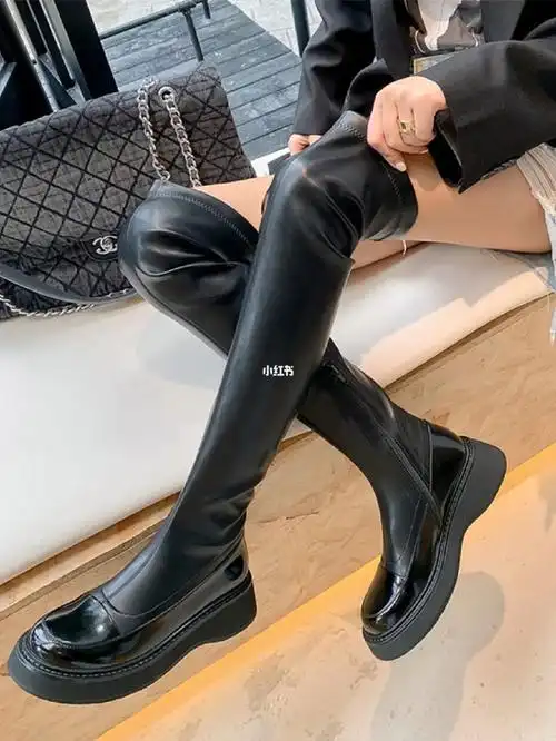 冬天一定要穿过膝靴太香了67