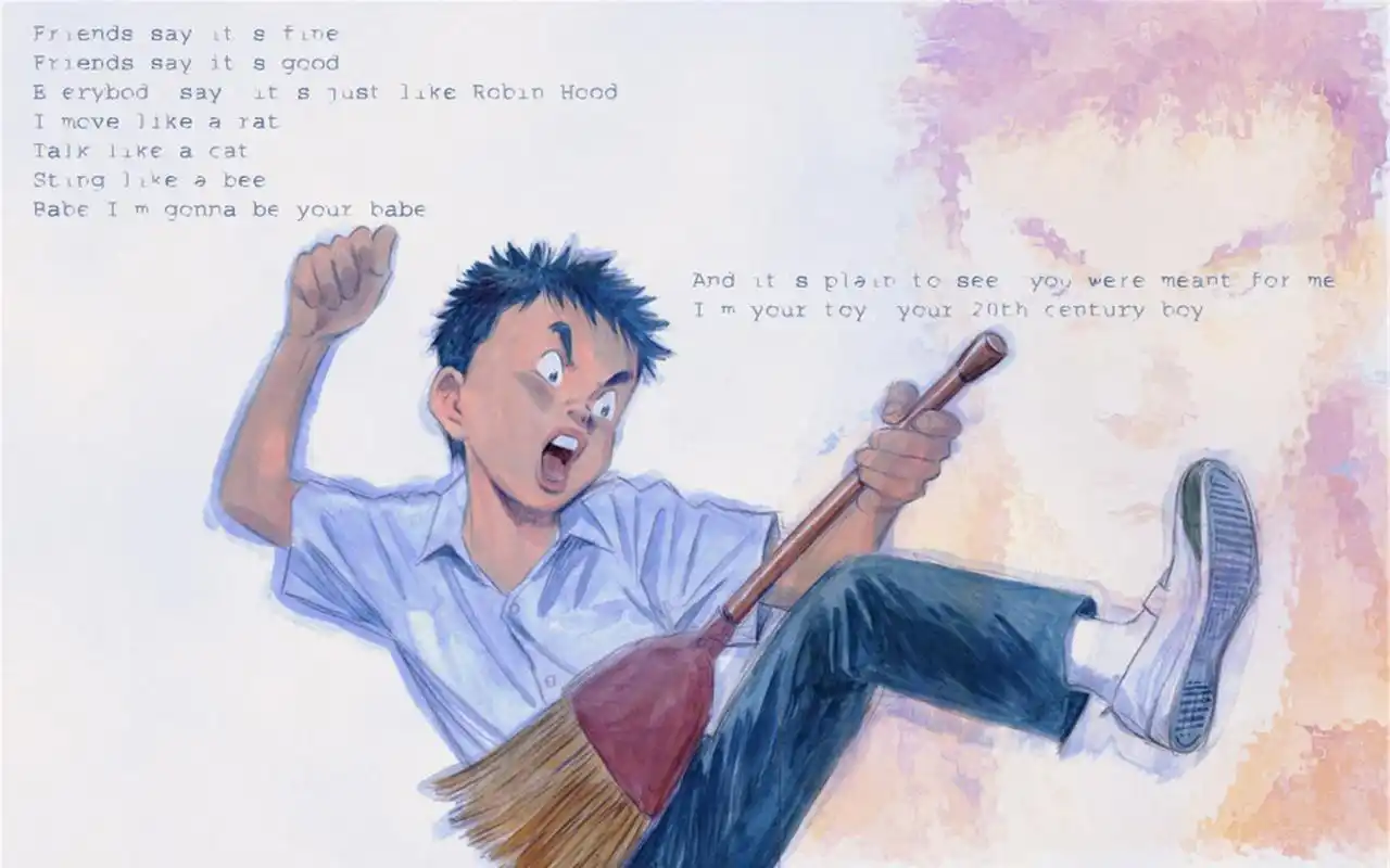 20世纪少年20thcenturyboys黑白电脑桌面壁纸