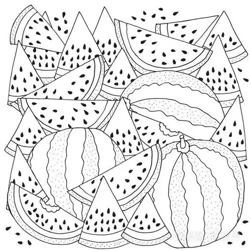 西瓜的着色模式