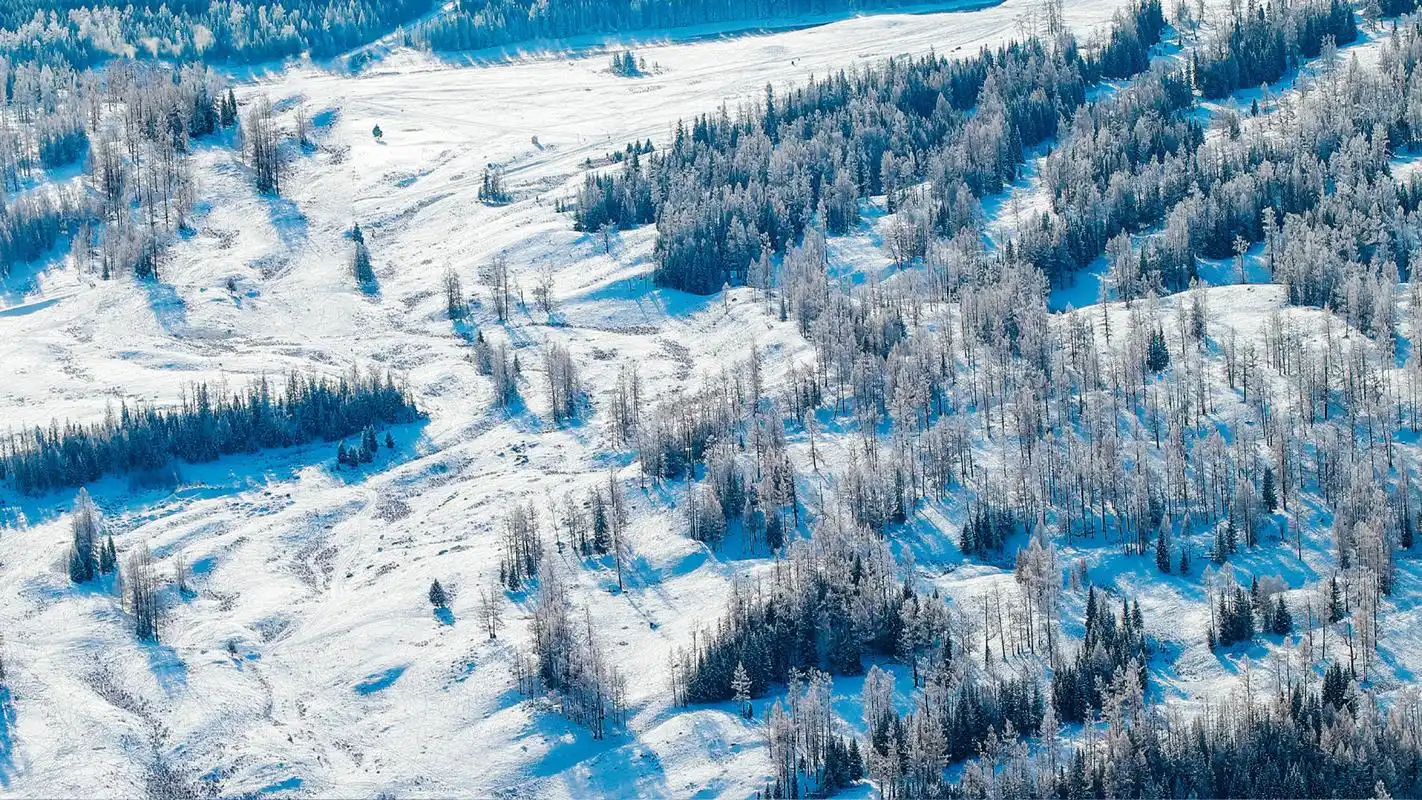 冬季雪景自然风光高清图片桌面壁纸